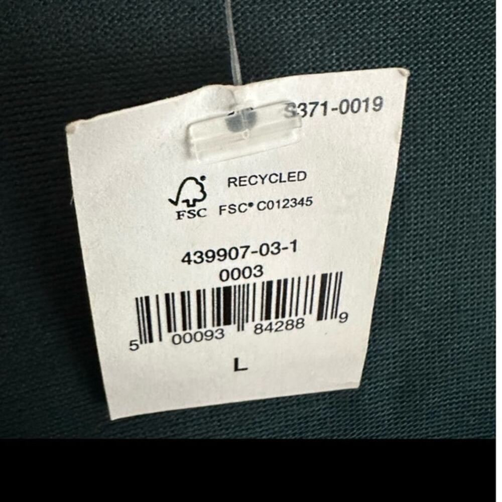 NWT Banana Republic L Silkyluxe Center Twist Top Dark Kelly Green Teal Ballerina - Picture 5 of 9